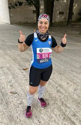 Giorgia Montagner alla Napoli Half Marathon